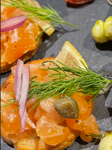 Crostini bouchée au saumon (prix unitaire)