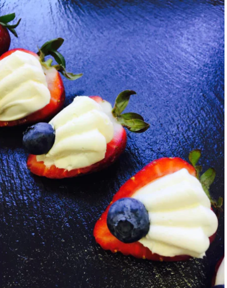 Shortcake aux fraises sans gâteau (prix unitaire)