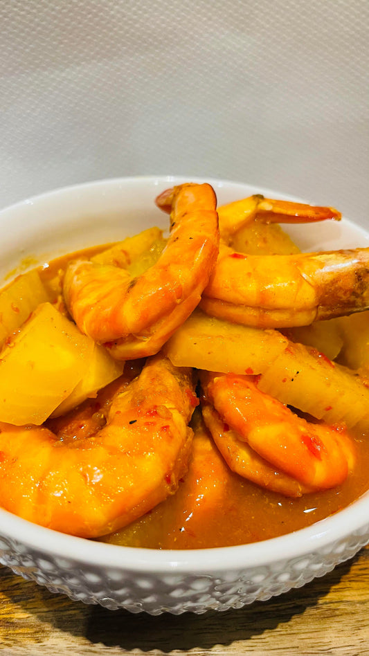 Kaengsom Kung malakor (shrimps) 🌶️ 🌶️ 🌶️ 🌶️